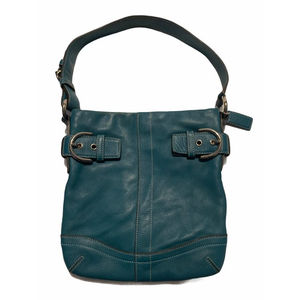 Coach Purse Beautiful Blue with Authentic Tag Preowned Perfect Condition